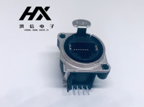 XLR-52WP-KM horizontal shielded and locked D-type network interface socket audio combination connector XLR