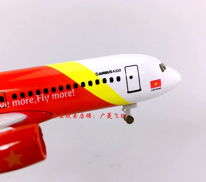 Mô hình máy bay thêm hàng không Séc A320 thêm hàng không Séc mô phỏng hợp kim 18cm mô hình máy bay chở khách tĩnh mô hình máy bay