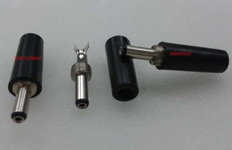 12V Power Plug 2 5 Nickel Plated Copper DC Plug 5 5x2 5 Outer Diameter 5 5 Inner Diameter 2 5 High Quality 5 5 Plug