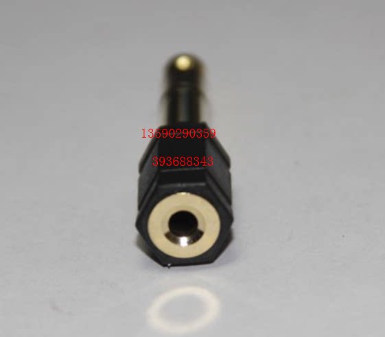 Audio connector big three-core 6 35 stereo turn 3 5 female tone to lotus female microphone plug turn 3 5 female