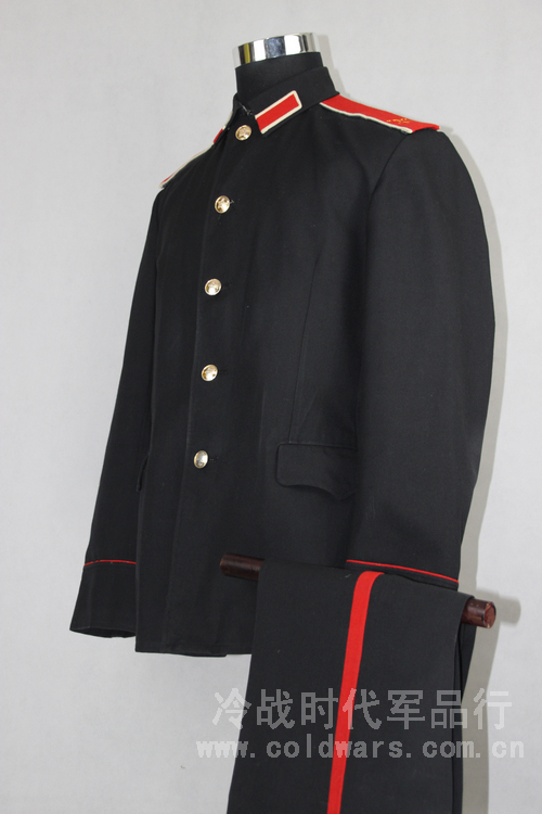 Soviet Rare Real Hair Suvolov Cadet M69 Gown Straight Barrel Pants Suit