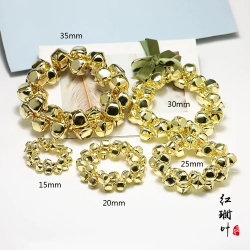 Колокольчик, подвеска, золотое кольцо ручной работы