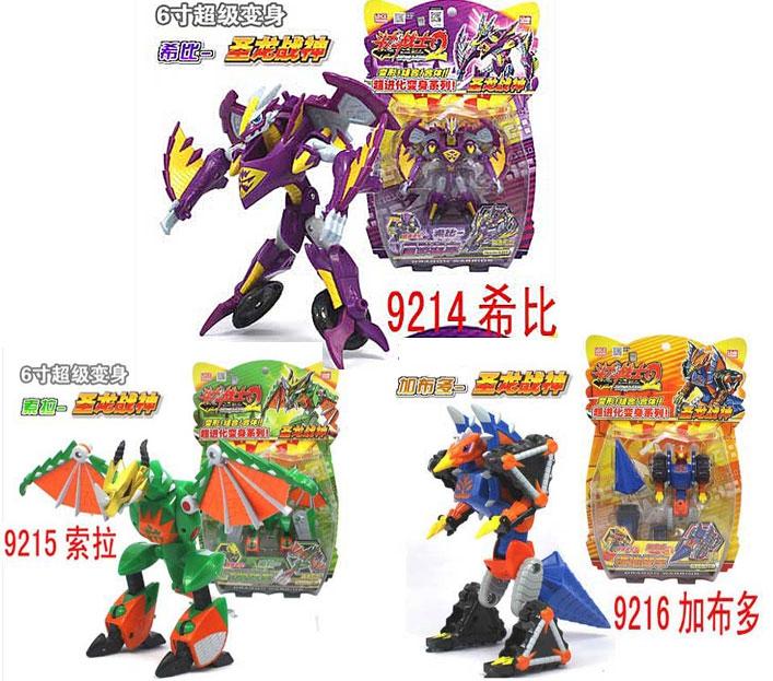 The Spirit Dragon Warrior 2 deformation robot of the Saint Dragon War Shibasola Gabdo flying wing reclaimed chariot