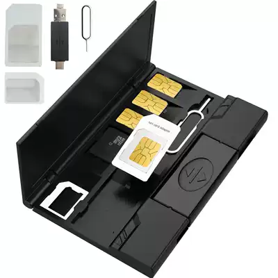 Sim card card cover Restore card box Mobile phone nano card card slot SD card organizer Small card to large card usb2 0