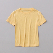  Childrens parent-child wool short-sleeved 100 ultra-fine Merino full wool 16 5mic 150 grams of ultra-thin