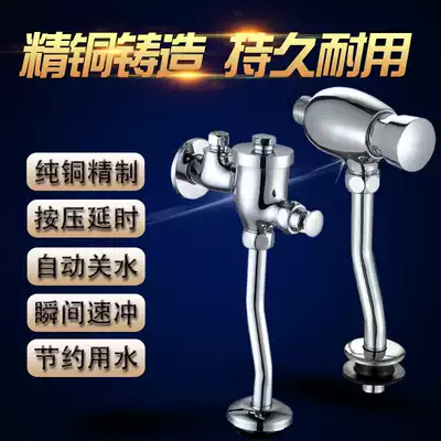 Urinal Flushing Valve Hand-pressed type open urinal flushing valve toilet urinal delay valve Flusher