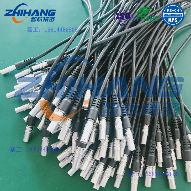 Zhihang precision fgg0B1B2B3B2 core 4 core 10 core plug socket welding wire processing harness cable custom line