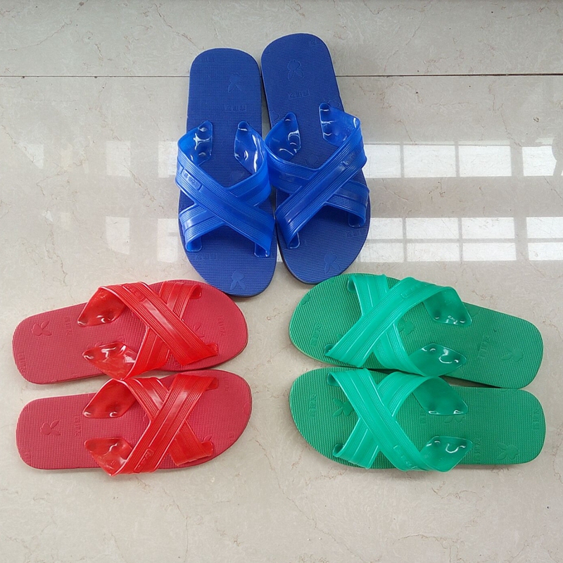 Classic Old-Style Home Sponge Slippers for Men and Women, Summer Beach Flat Sponge Soft-Soled Silent Slippers