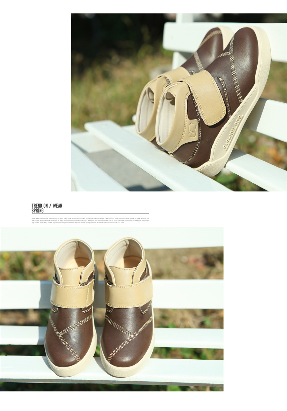 Chaussures enfants en similicuir pour hiver - Ref 1011754 Image 8