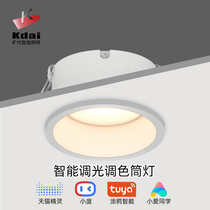 Zigbee Bluetooth 0-10V DALI graffiti sky cat elf small-degree LED dimming toning anti-glare cylinder spotlight