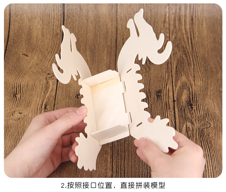 Lễ hội thuyền rồng bằng gỗ rồng trẻ em handmade tự làm gói vật liệu mẫu giáo tô màu rồng thuyền khuôn - Tự làm khuôn nướng khuôn bánh tart