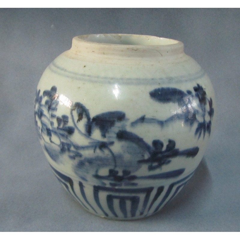 清中期青花缠枝莲纹大罐：古董收藏界的艺术品，你值得拥有！-罐-淘宝好物网