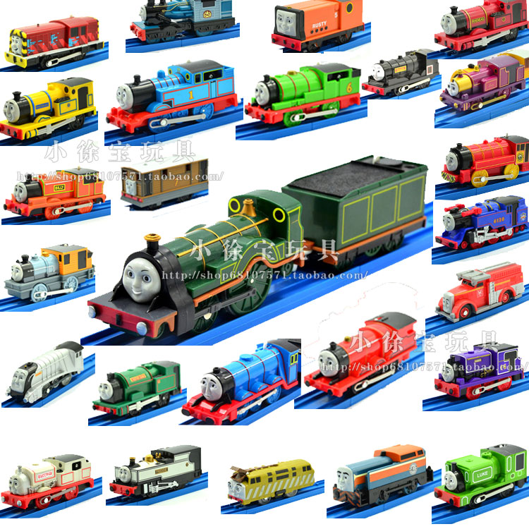 Electric track locomotive toy Toby Emily Edward James Henry Gordon Percy Duck