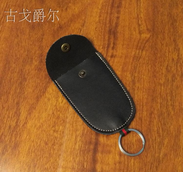 Túi da khóa da sáng tạo nam và nữ phong cách đơn giản khóa xe chìa khóa gói đa chức năng thắt lưng treo bộ chìa khóa - Trường hợp chính túi đựng chìa khóa xe máy