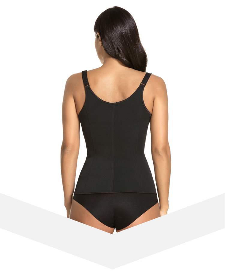 Elsme Corset đeo vai cơ thể định hình vest mỏng eo ngực ngực áo ấm sau sinh đai bụng nữ