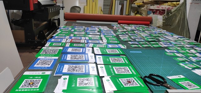 WeChat collection QR code Alipay collection money code standing sign custom sticker display card sticker waterproof adhesive custom