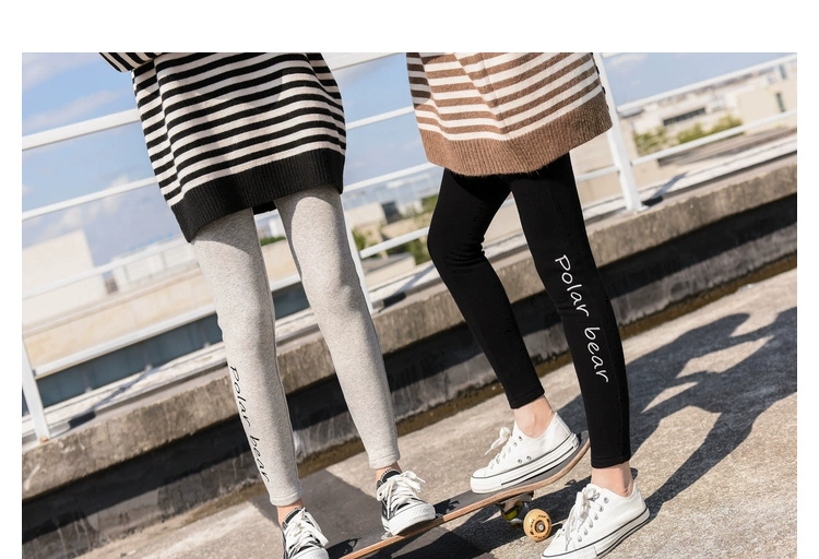 Bộ lạc nữ Mori có thể mặc quần legging nữ mặc 2018 mới thu đông và quần mùa đông học sinh dễ thương quần ấm quần dễ thương quần baggy nữ