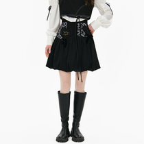 Original Sen Woman Tribe Sweet Koo Half Skirt Design Feeling Skin Design in the spring of 2023