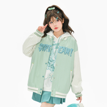 Monster University Original Woman Tribe American Baseball Clothes Students Leisure Color Letter Without Hat Cover Tide