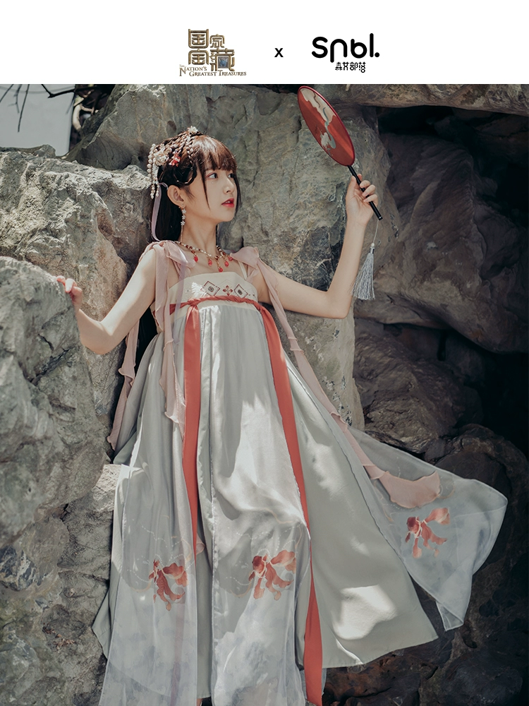 National Treasure Joint Original Mori Girl Tribe Tribe Dress Phong cách cổ xưa, Phong cách Trung Quốc và các yếu tố Trung Quốc, Thiết kế siêu cổ tích, Quần áo nữ - váy đầm