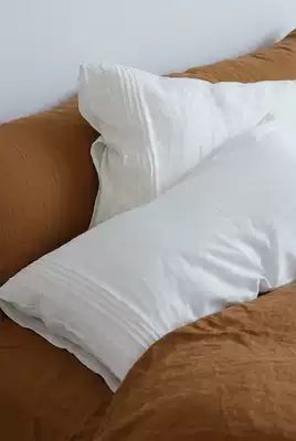 Original French Pure White Flax Lace Lace Pillow Case Nordic ins Pillow Case High Quality Designer