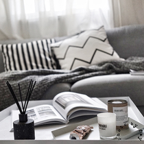 DAISYHOME Nordic ins wind minimalist geometric pattern cotton fabric Living room Bedroom sofa cushions Back to rest