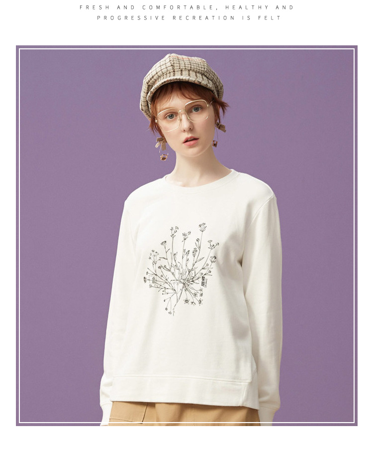 Sweatshirt femme METERS BONWE  METERSBONWE en Coton - Ref 3217022 Image 17