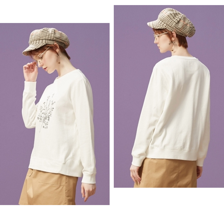 Sweatshirt femme METERS BONWE  METERSBONWE en Coton - Ref 3217022 Image 16