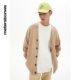 Metersbonwe Couple Sweater Men's 2024 Spring New Basic Woolen Cardigan Comfortable Men's Top