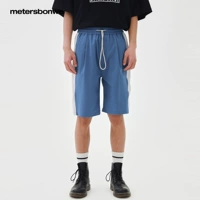 (Тканые средние шорты) L-Gem Blue