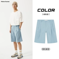 (Тканые средние шорты) G-Fail Blue