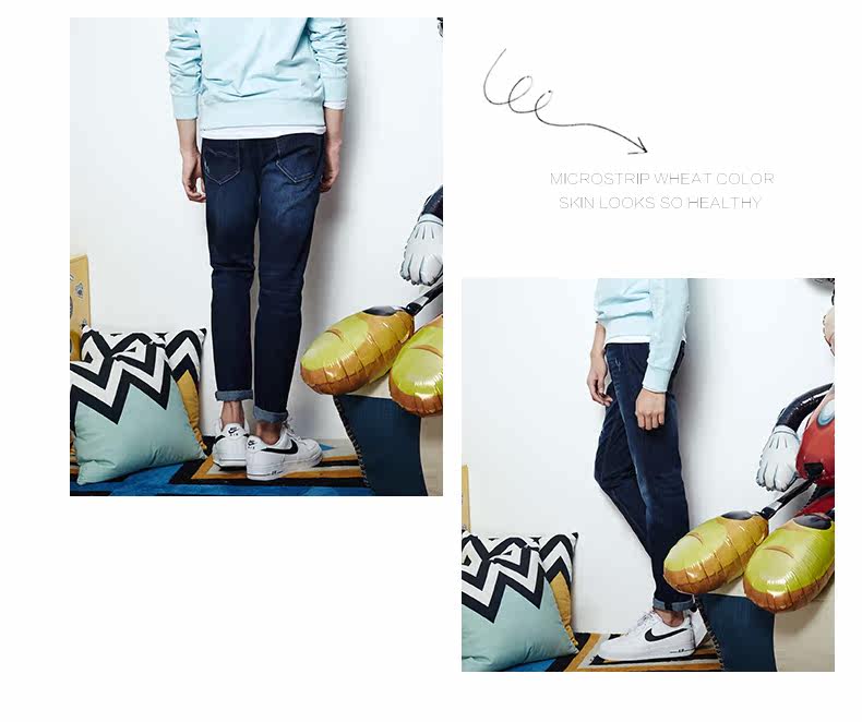 Jeans pour adolescent METERS BONWE pour automne - Ref 1461321 Image 13