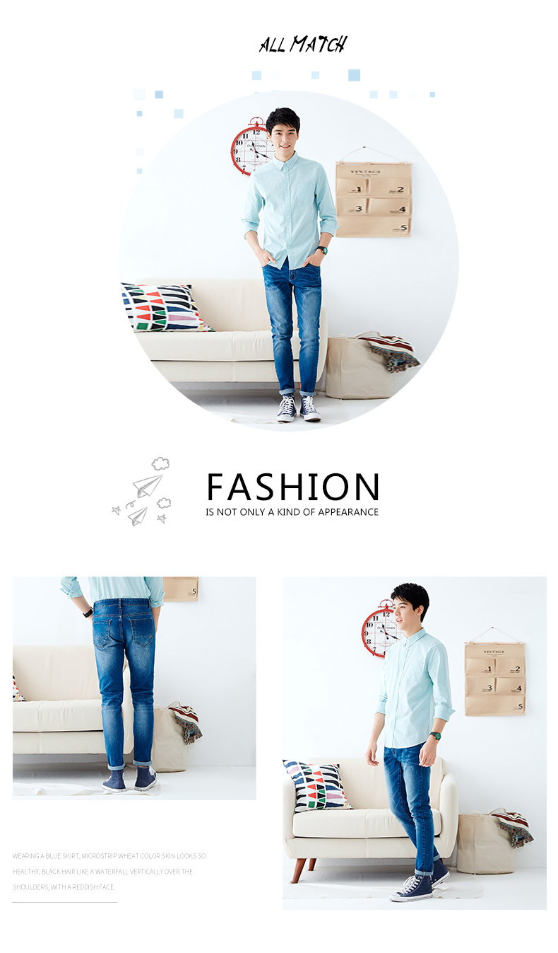 Jeans pour adolescent METERS BONWE pour automne - Ref 1479254 Image 16