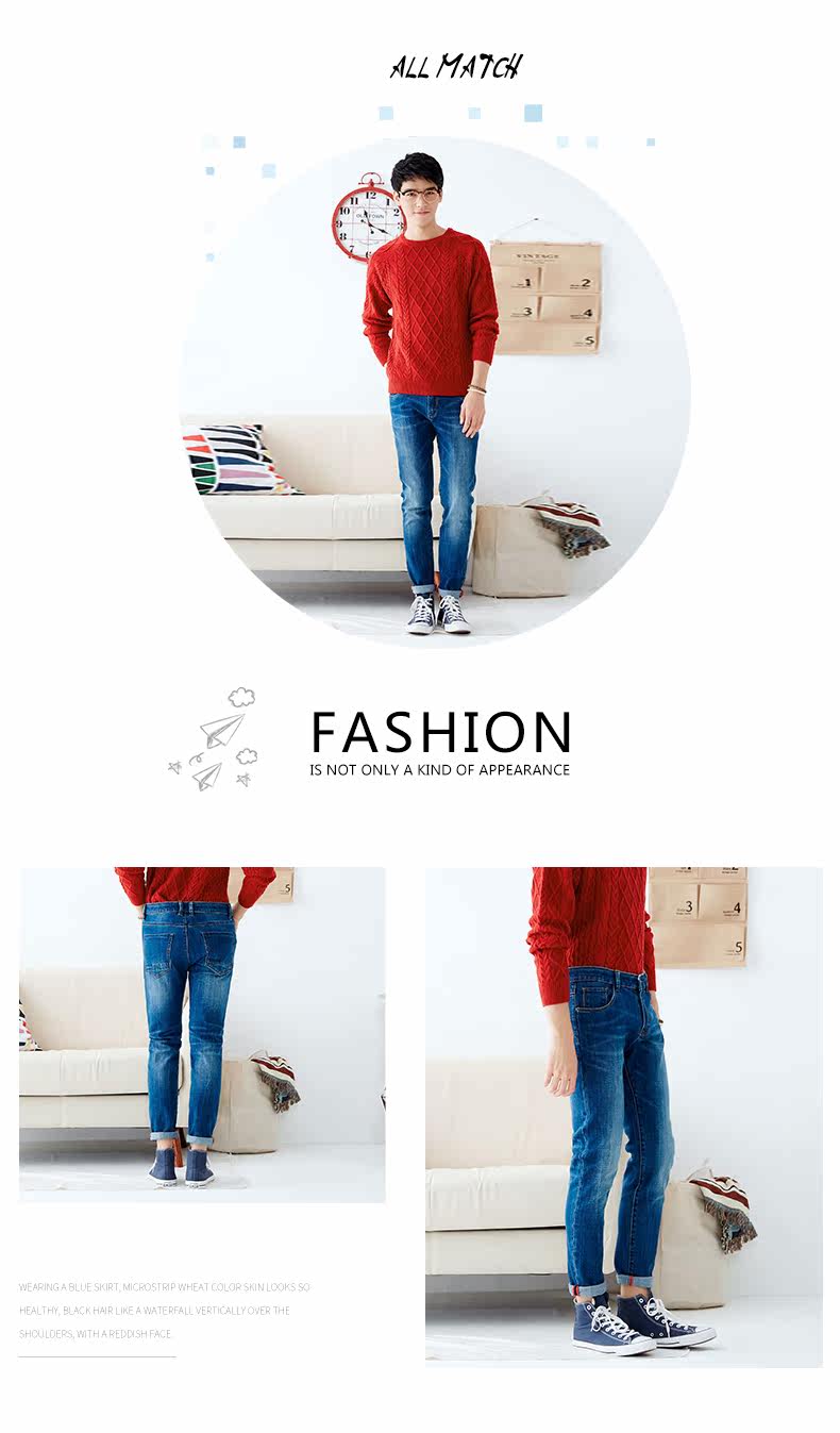 Jeans pour adolescent METERS BONWE pour automne - Ref 1479257 Image 15