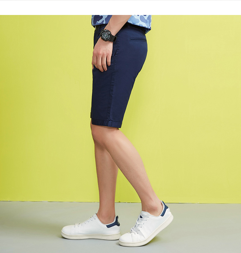 Metersbonwe quần short giản dị của nam giới mùa hè kinh doanh đô thị thanh niên nam năm-quần thời trang di chuyển quần short jean nam