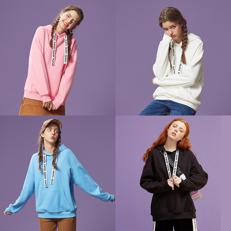 Sweatshirt femme METERS BONWE  METERSBONWE en Coton - Ref 3216418 Image 4