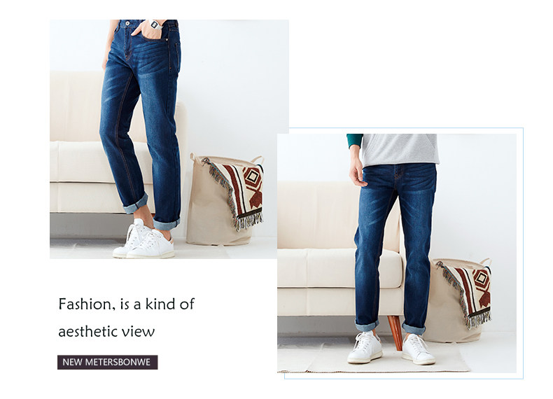 Jeans pour adolescent METERS BONWE en coton - Ref 1479014 Image 13