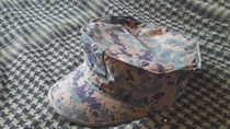 USMC Octagonal hat Flat top hat Soldier hat digital color ACU large size cabbage hat