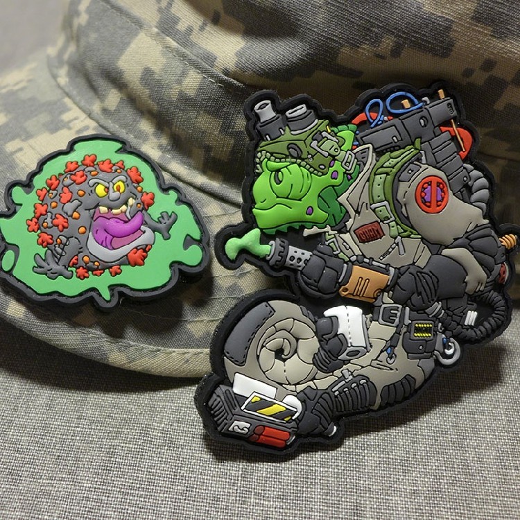 Luminous virus Kstar Germany Great card repair program Morale Badge Clothing Sticker arms Chapter Shoulder Bag Tactical Magic Sticker