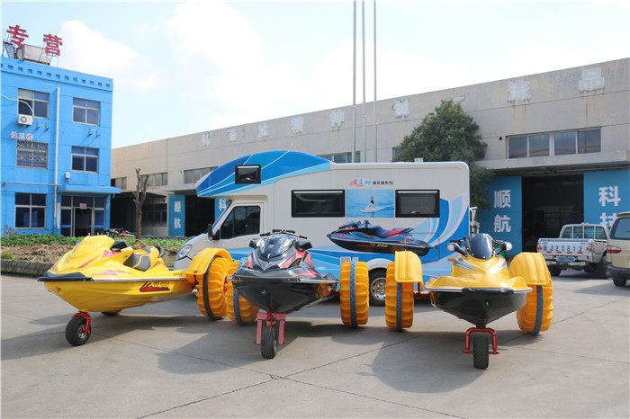 Amphibious Motorboat Water Recreational Boat Speedboat Electric Motorboat Scenic Area Out of Rent 