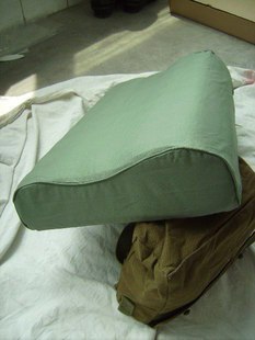 Sleep Pillow Neck Pillow Outdoor Single 20-04 Pillow Army Green Pillow Health Care Pillow 