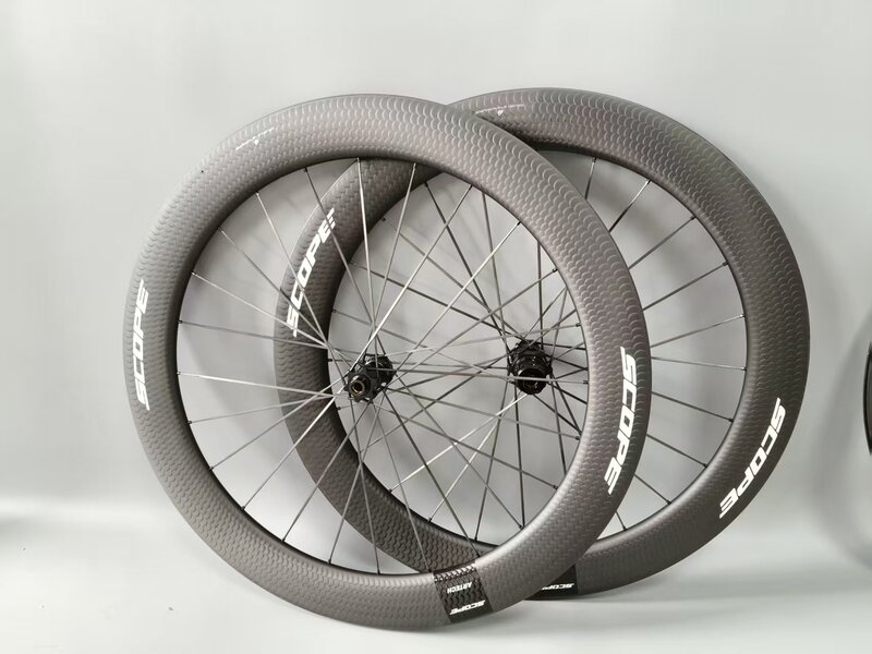 Dragon Scale Pattern Ultra-Light Carbon Fiber Road Rims Carbon Fiber Rims Carbon Wheels Lightweight Design