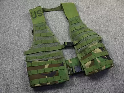 US military public military version MOLLE system four-color jungle FLC vest early buckle version