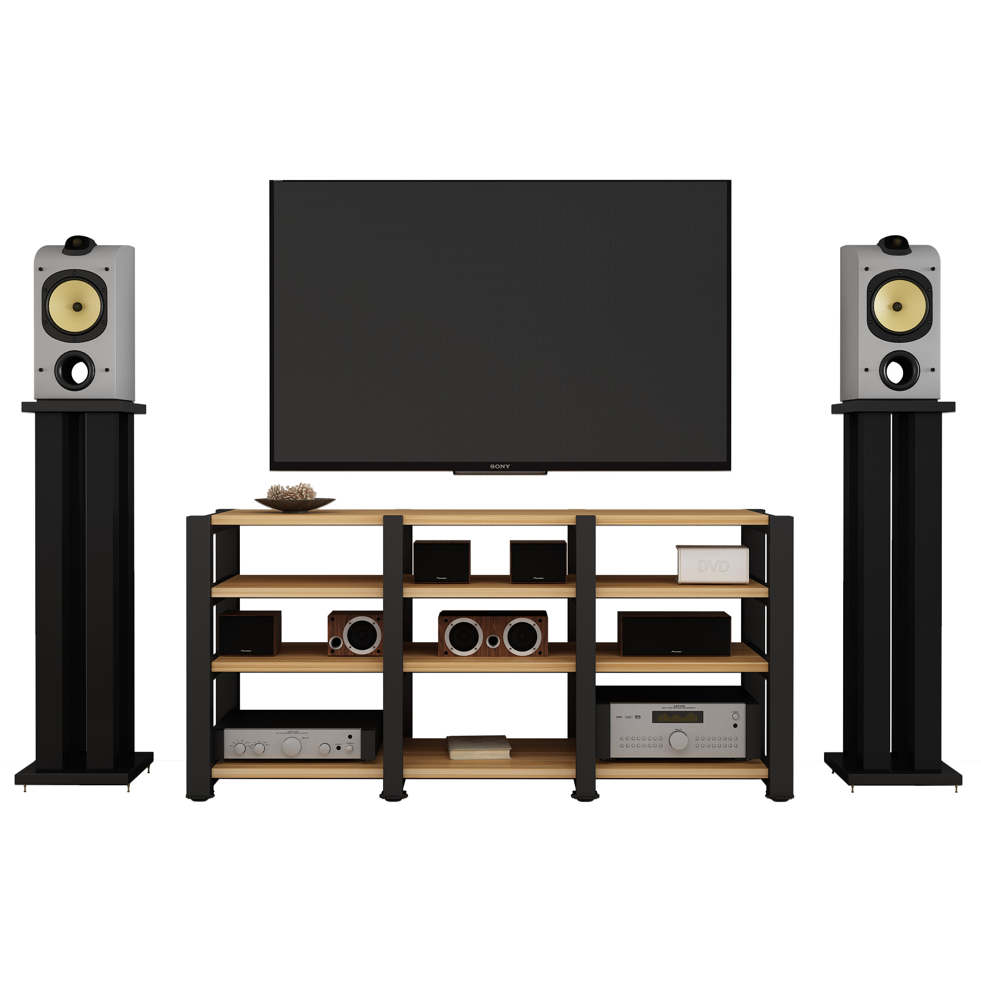 Audio And Video Cabinet Amplifier Rack Amplifier Cabinet Equipment