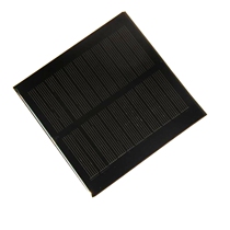 1 2W 5 5V monocrystalline silicon solar cell plate drop rubber plate DIY solar charger 98 * 98MM