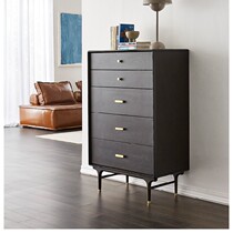 Solid wood Five bucket cabinet Xuanguan Living room Nordic retro light extravagant minimalist restaurant Bedrooms in modern small family style