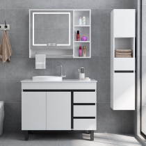 Bathroom Nordic bathroom cabinet combination Wall-mounted sink washbasin Bathroom Wash countertop basin Modern and simple
