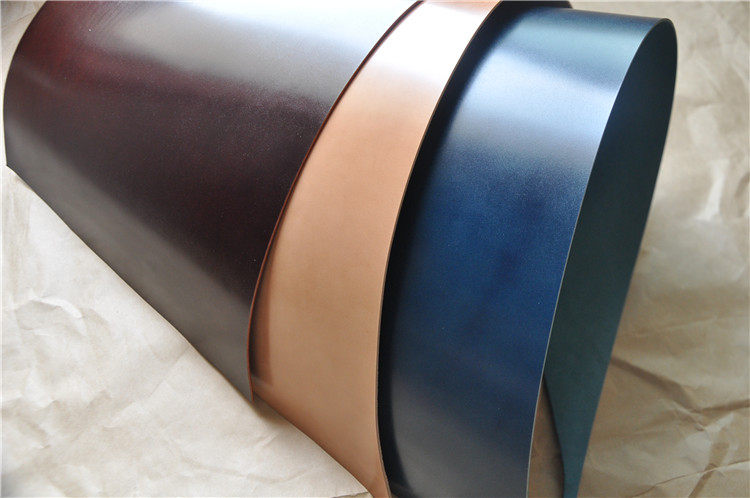 Leather spot defects special Japanese new year oil dyed mirror horse hip leather small leather material