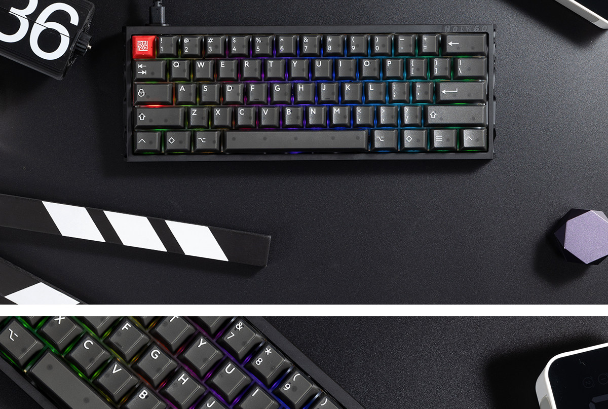 キーボード M6Lite+64key Holy60 black Holy60 Keyboard Kit – KBDfans® Mechanical Keyboards Store