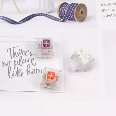 BOX Tactile axis Hako True Clear Violet customized mechanical keyboard Kaihua BOX axis